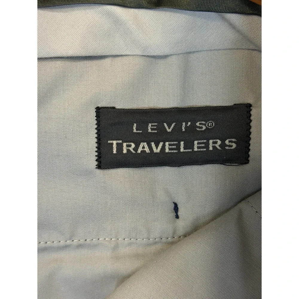 Vintage Levis Dress Pants Mens 36x29 Blue Travelers Slacks Flat‎ Front Straight